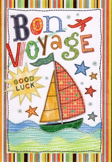 Free Printable Bon Voyage Cards